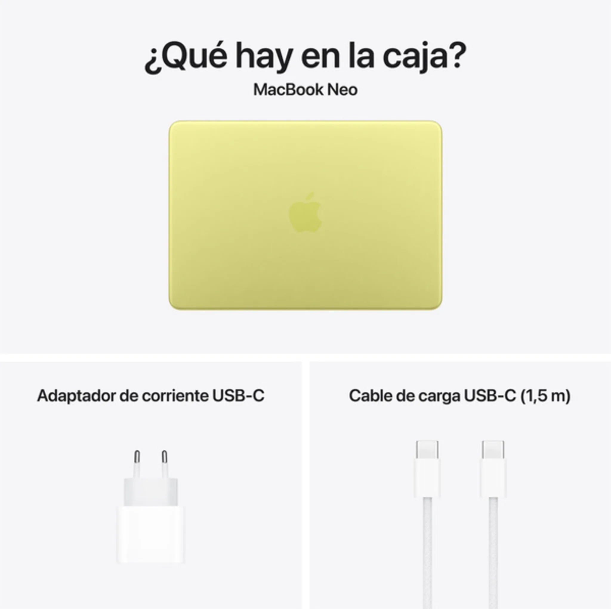 Imagen 11 de MacBook Neo 13/ A18 6C/ GPU 5C/ 8 RAM/ 256GB Citrus