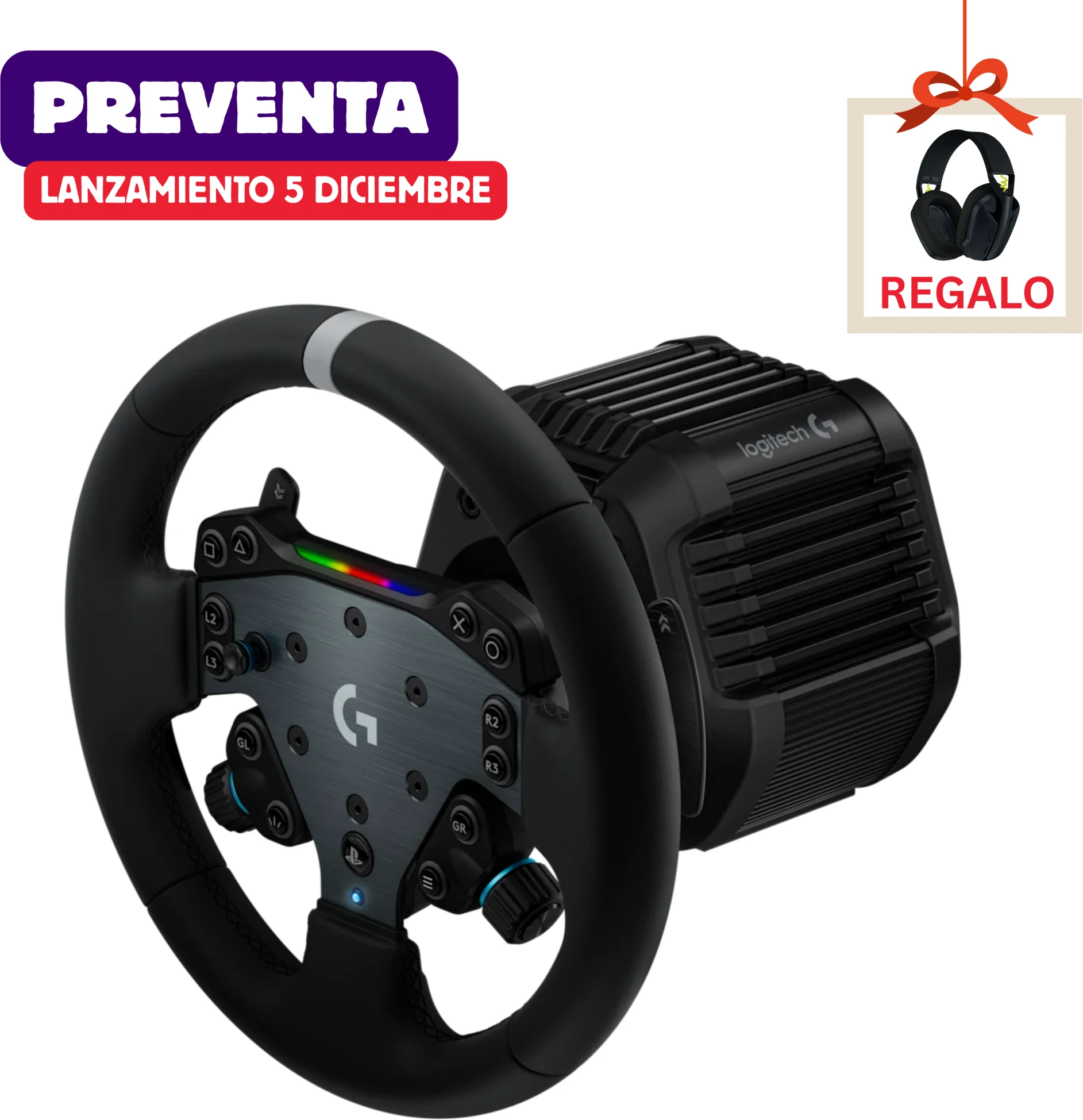 Imagen 15 de [PREVENTA] Volante de carreras RS50 System para PC, PS4 y PS5 + Regalo G435