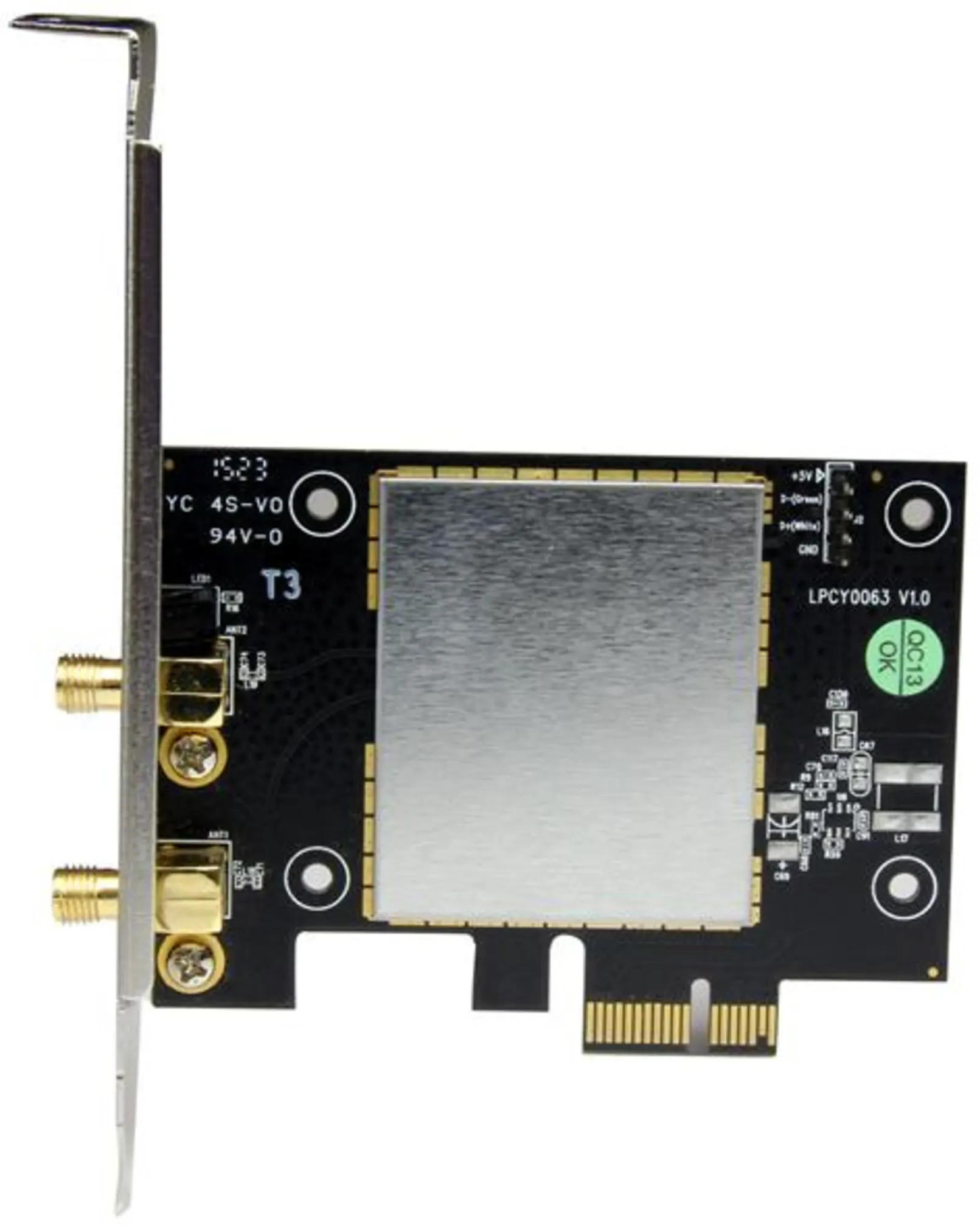 Imagen 2 de Tarjeta PCIe AC600 Wireless AC600 StarTech Dual Band 2.4GHz (150Mbps) and 5GHz