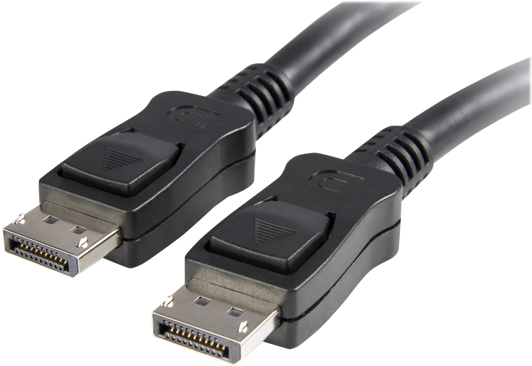 Imagen 0 de Cable DisplayPort Macho a Macho con Pestillo de 1.8 Metros 28AWG color Negro