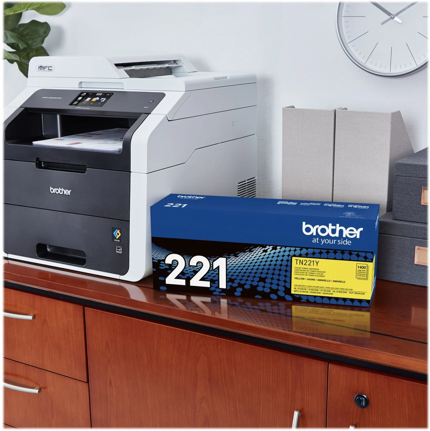 Imagen 7 de Toner Brother TN-221Y Amarillo DCP 9020/MFC-9330CDW, 1.400 Páginas
