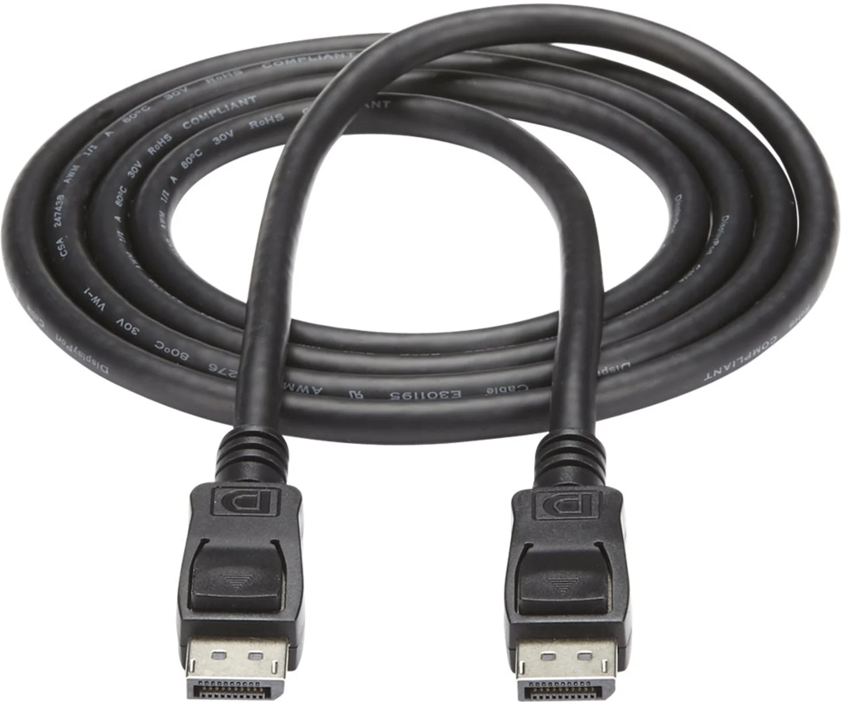 Imagen 7 de Cable DisplayPort Macho a Macho con Pestillo de 1.8 Metros 28AWG color Negro