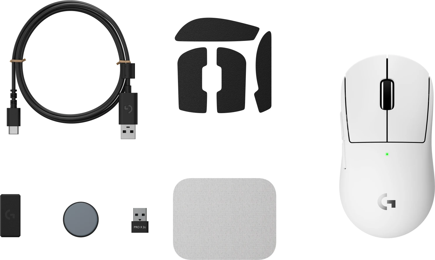 Imagen 7 de Mouse Inalámbrico Gamer Logitech Pro X SuperLigth 2C SenHero 2 LIGTHFORCE Blanco