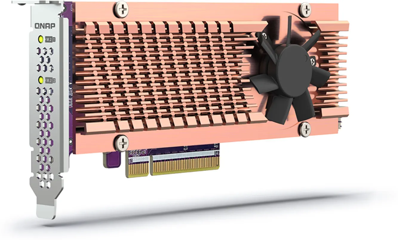 Imagen 0 de Tarjeta de Expansión QNAP QM2-2P-384A Dual M.2 22110/2280 PCIe NVMe