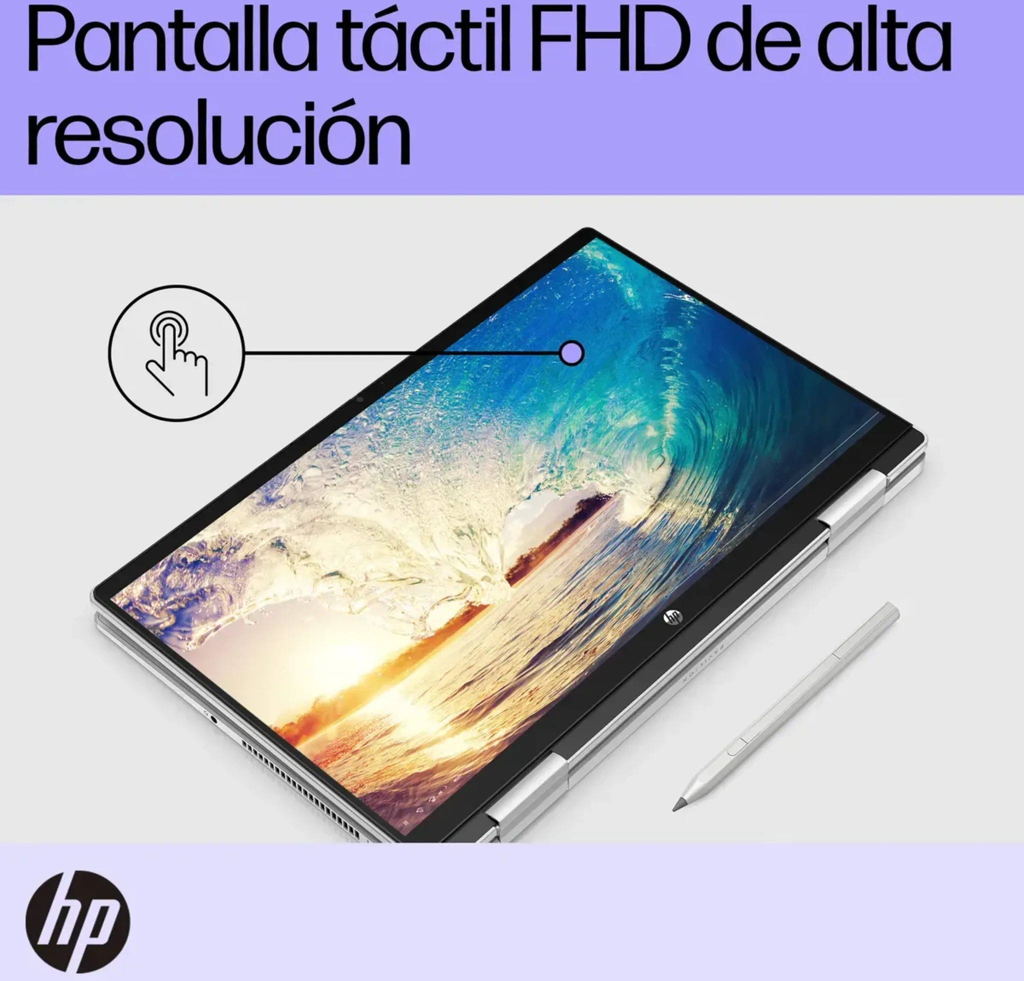 Imagen 4 de Notebook HP Pavilion x360 I7-1355U RAM 16GB SSD 512GB 14"Touch W11H