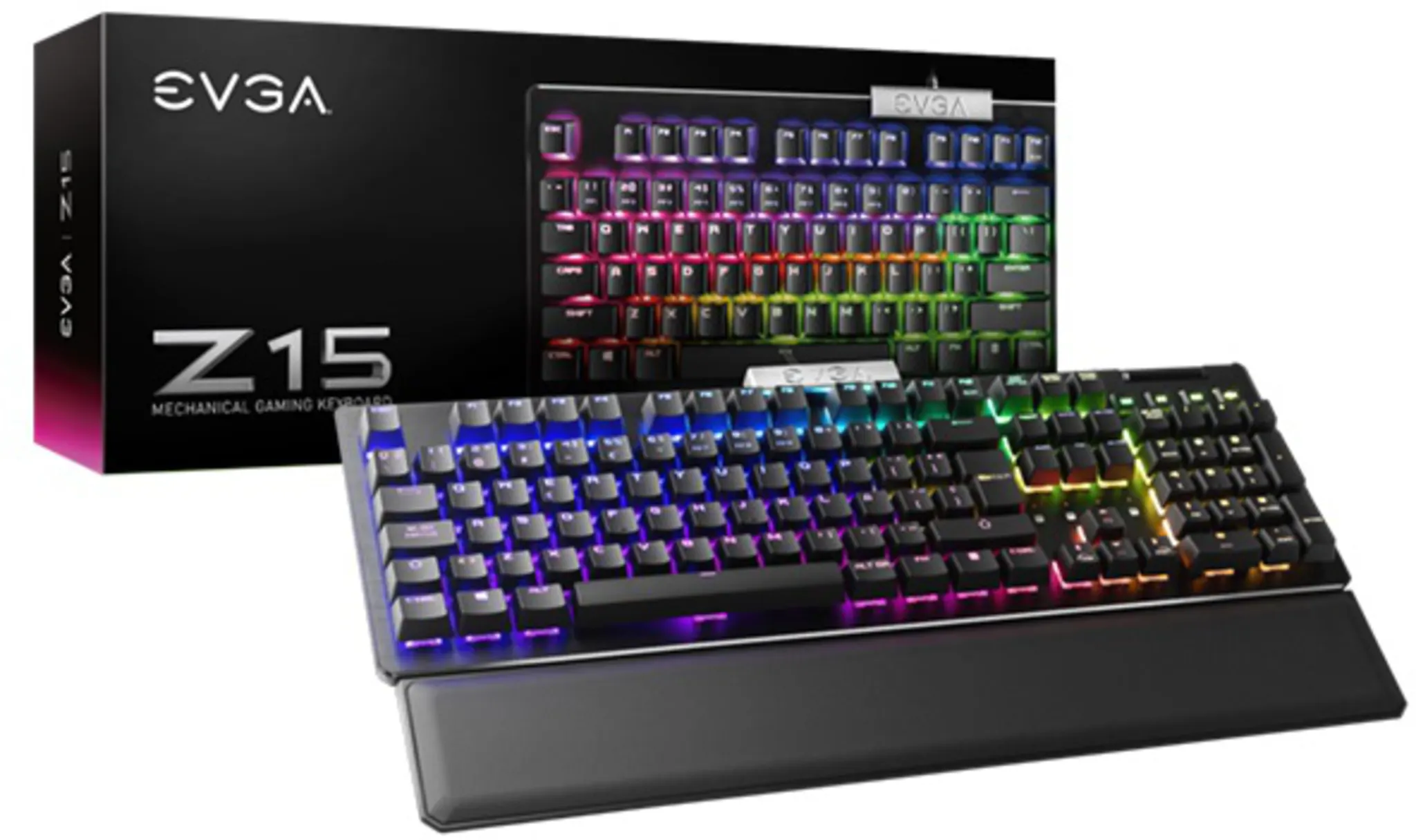 Imagen 0 de Teclado Gamer EVGA Z15 RGB / Mecanico /RGB