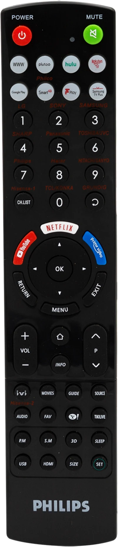 Imagen 1 de ARP3001 CONTROL REMOTO UNIVERSAL PHILIPS