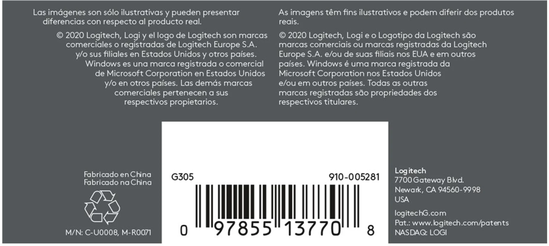 Imagen 25 de Mouse Gamer Inalámbrico Logitech G305 LigthSpeed 12000dpi 6 Botones Color Negro