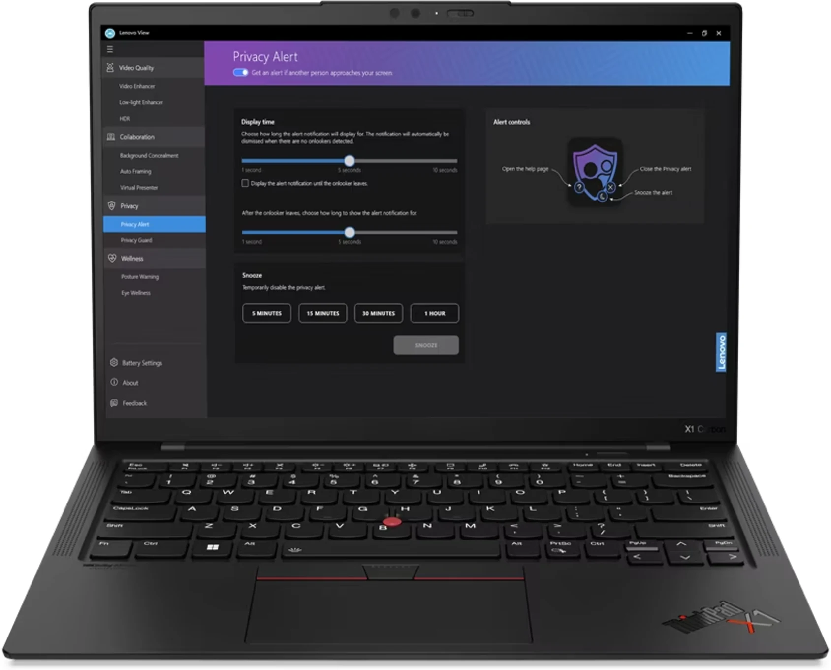 Imagen 10 de Notebook Lenovo ThinkPad X1 Carbon Gen11 I7-1365U Vpro RAM32GB SSD1TB 14" W11P