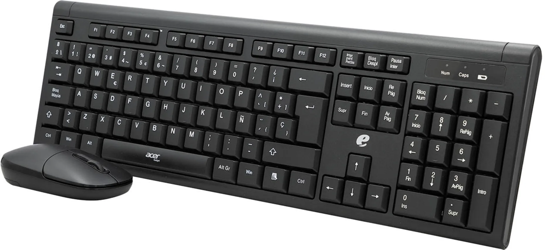 Imagen 3 de EKW111 SP COMBO TECLADO + MOUSE NEGROS eMachines