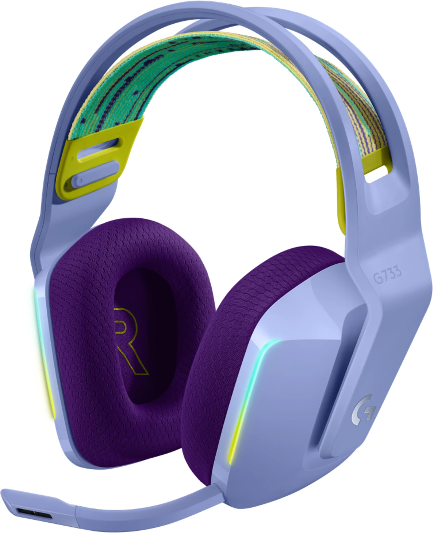Imagen 0 de Logitech G733 LIGHTSPEED Wireless RGB Gaming Headset LILAC