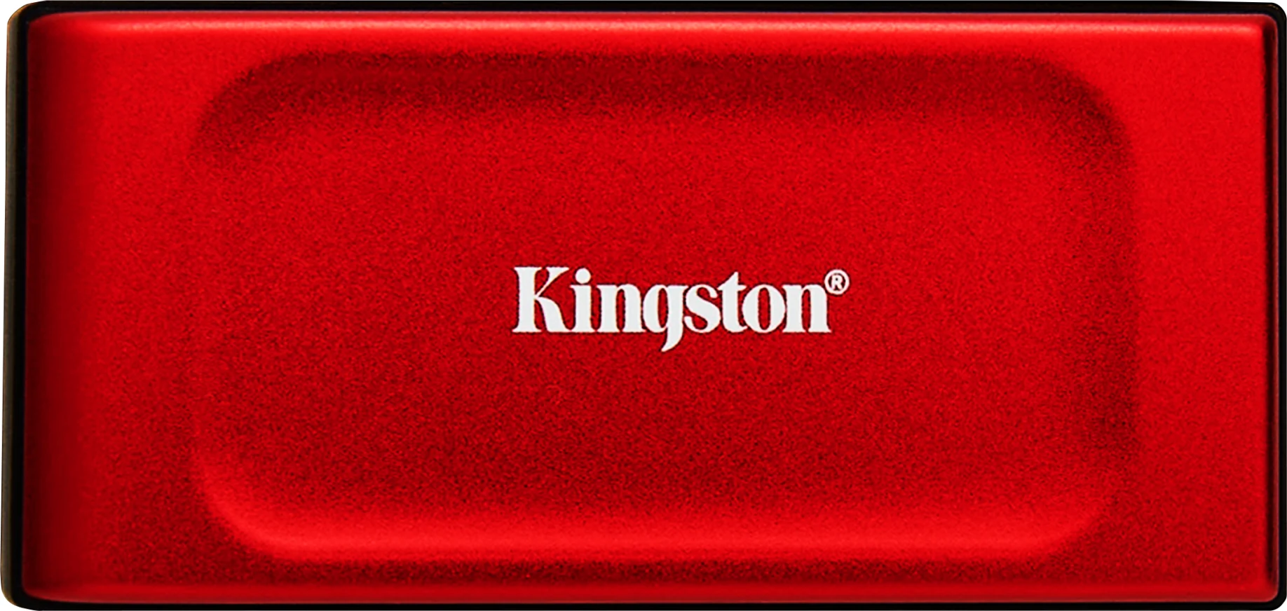 Imagen 0 de Unidad SSD Externo Kingston XS1000R 2TB USB 3.2 gen2 Rojo Lec1000MBs Esc1000MBs