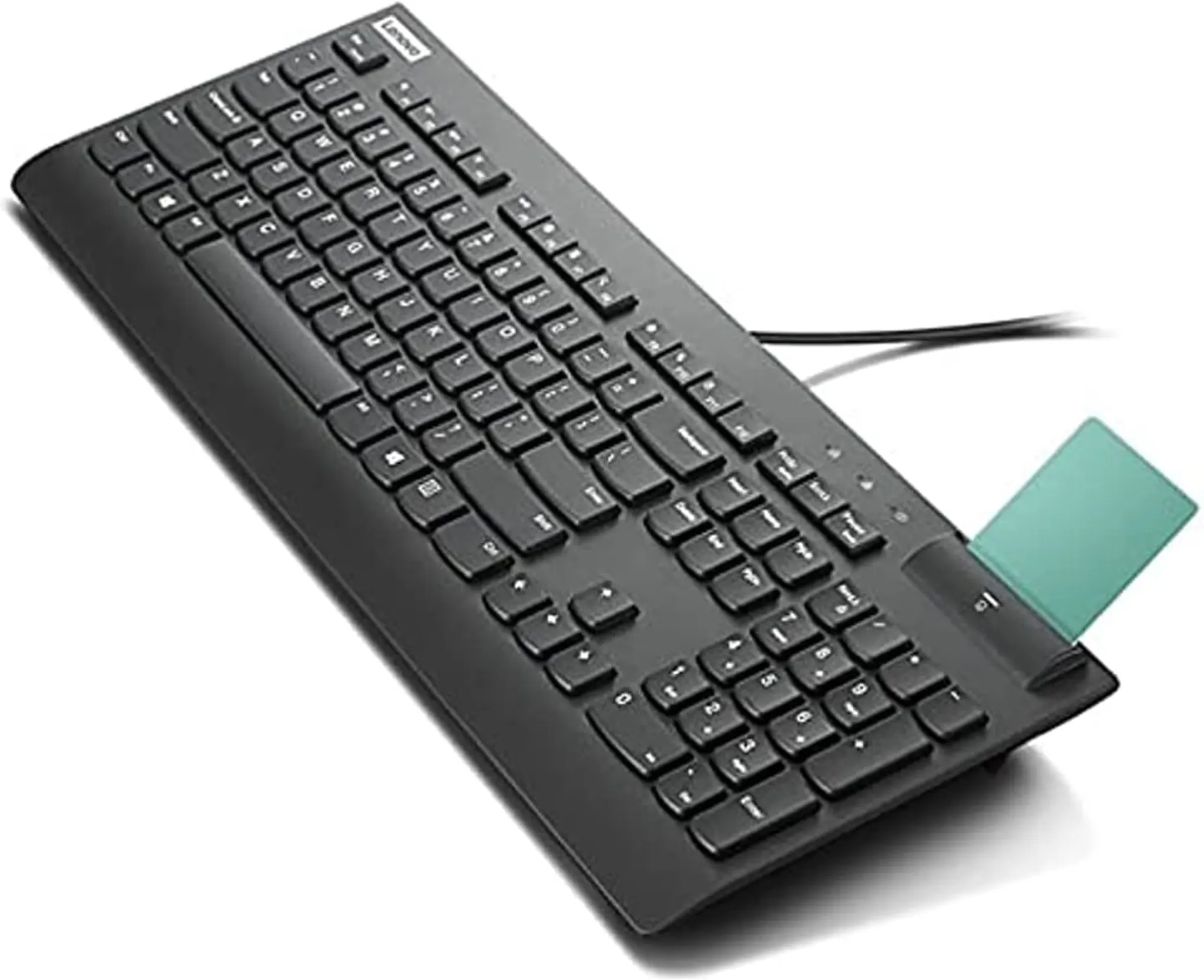 Imagen 1 de Teclado Alámbrico c/Lector de Tarjetas Lenovo Smartcard II, Indicadorr LED USB 