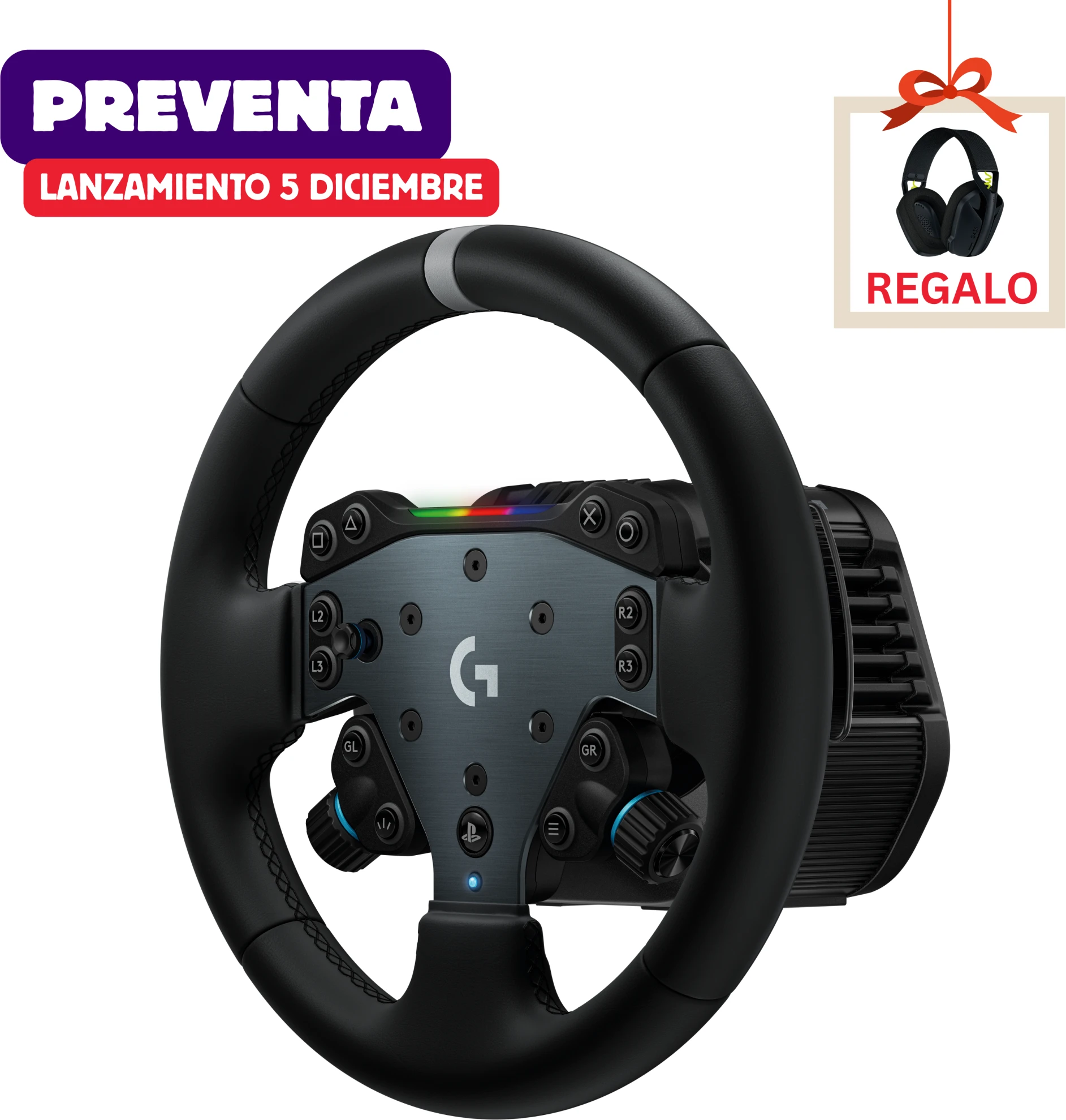 Imagen 11 de [PREVENTA] Volante de carreras RS50 System para PC, PS4 y PS5 + Regalo G435
