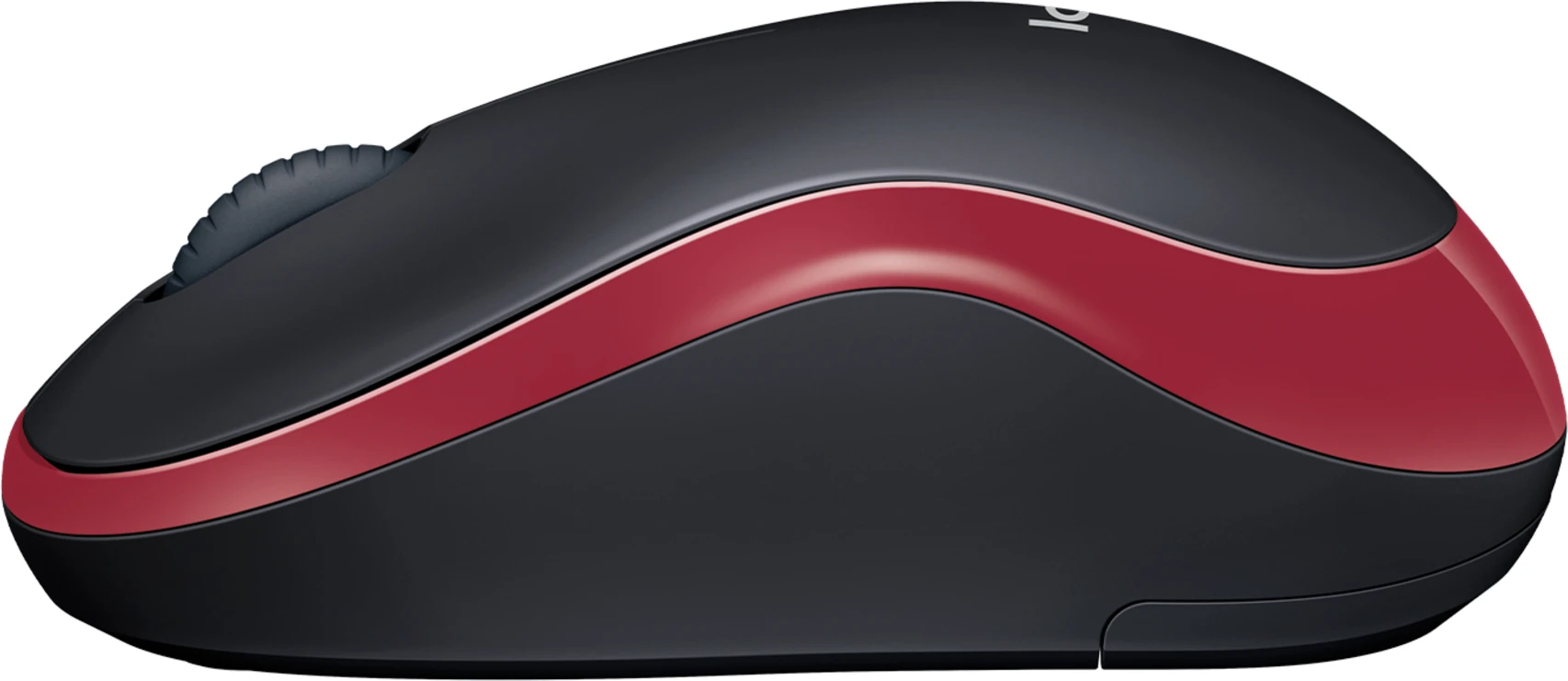 Imagen 1 de Mouse Inalámbrico Logitech M185 Óptico 1000dpi 2.4 Ghz 3 Botones USB Color Rojo