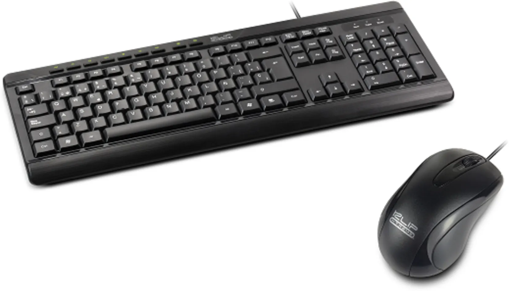Imagen 1 de Kit Teclado Mouse Alámbrico KlipXtreme KCK-251S DeskMate USB Español c/Negro