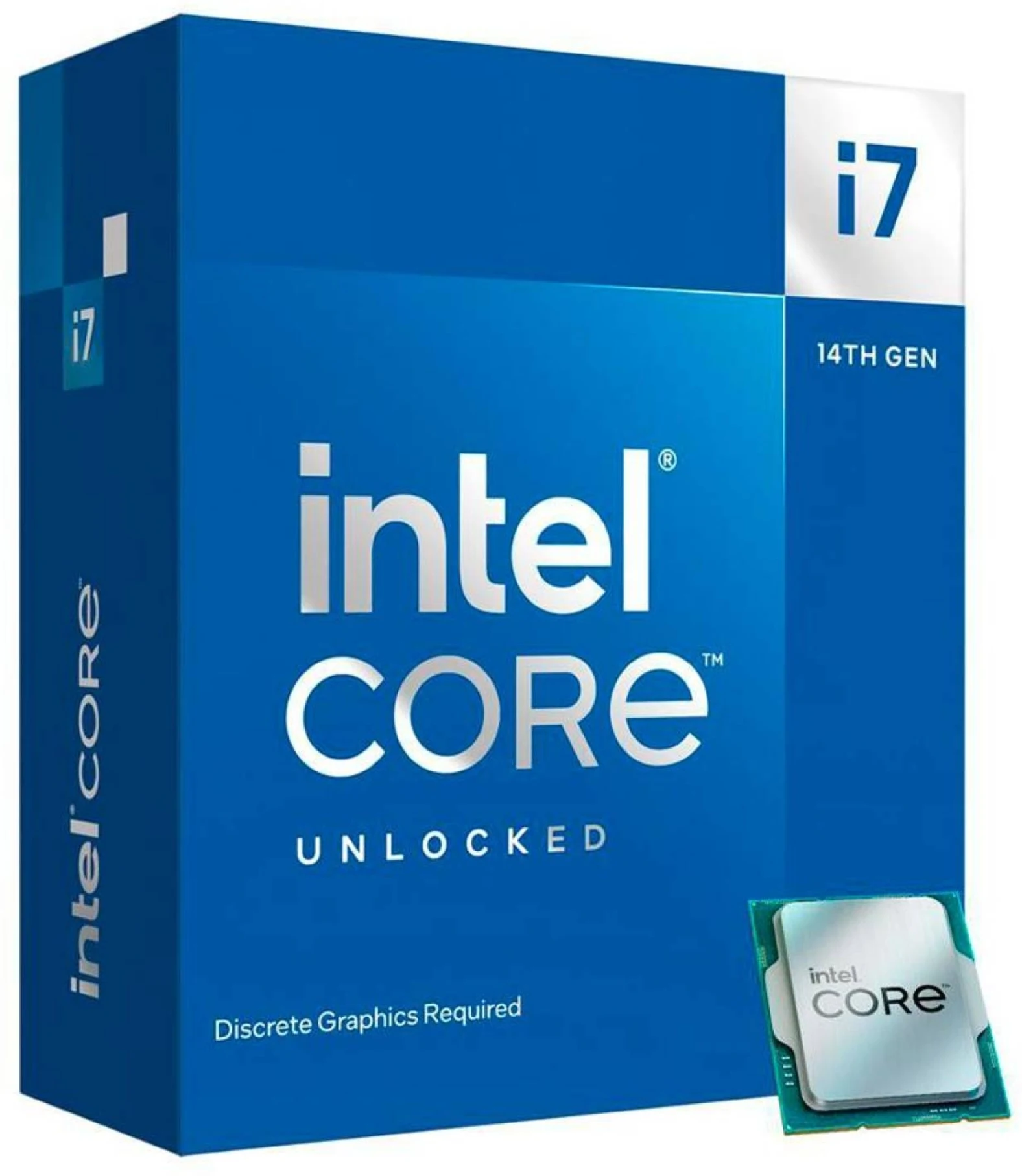 Imagen 0 de CPU Intel® Core I7-14700KF 14Gth 3.40-5.60GHZ Turbo 28MB 20 Núc LGA1700 F 