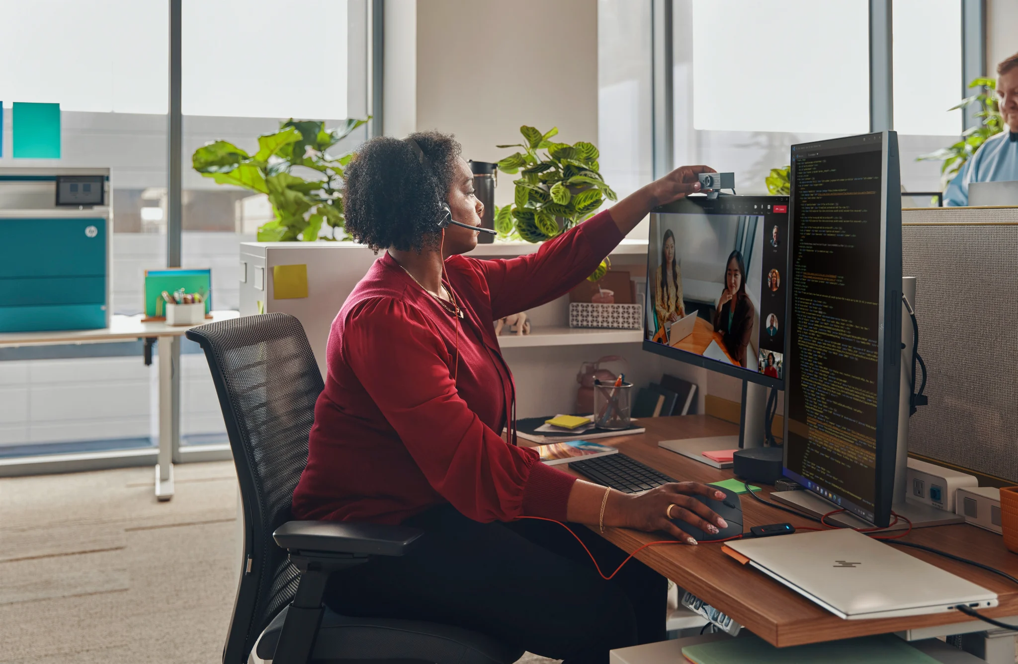 Imagen 1 de Audífonos Alámbricos Poly Blackwire 3320, Microsoft Teams Certf. USB-C/A adapt.