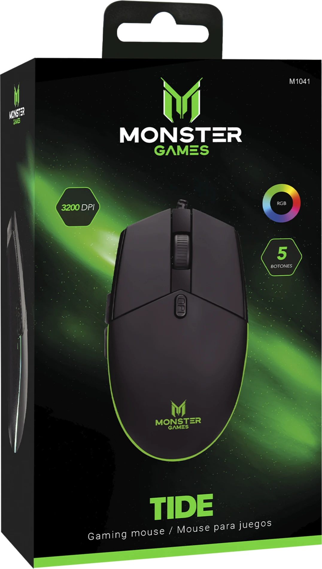 Imagen 1 de M1041 MOUSE GAMER MONSTER TIDE