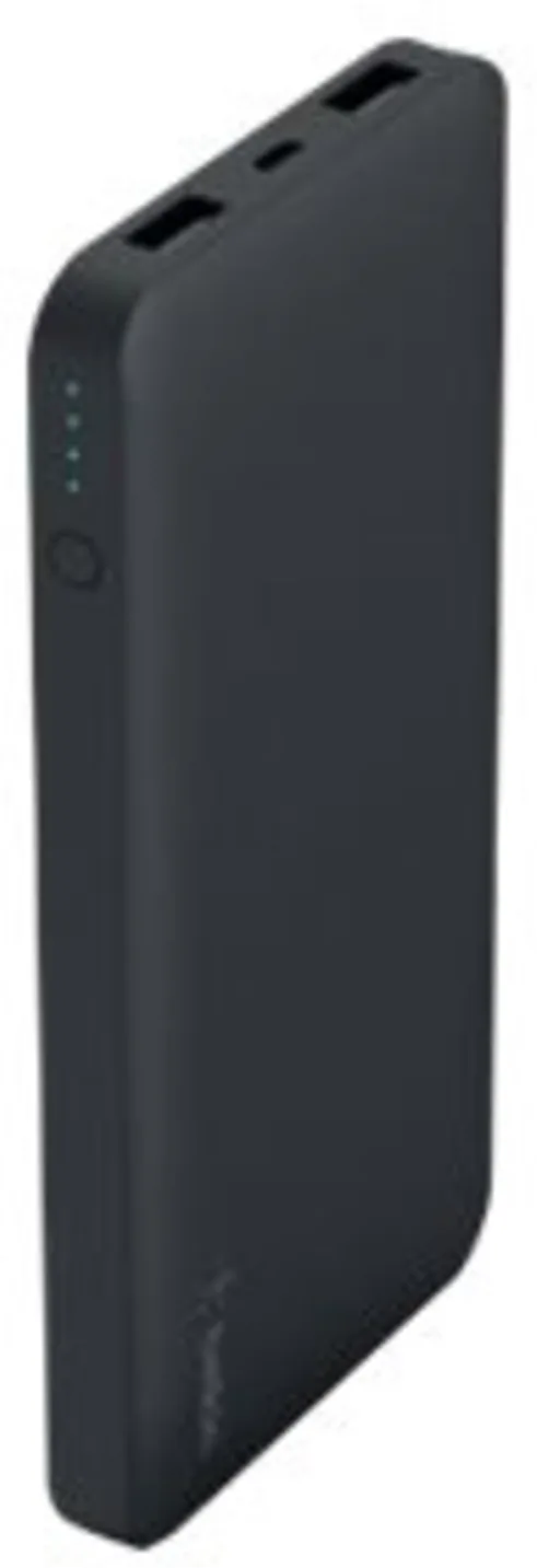 Imagen 6 de Belkin Pocket Power - Cargador portátil - 10000 mAh - 2.4 A - 2 conectores de salida (USB) - en el cable: Micro-USB - negro