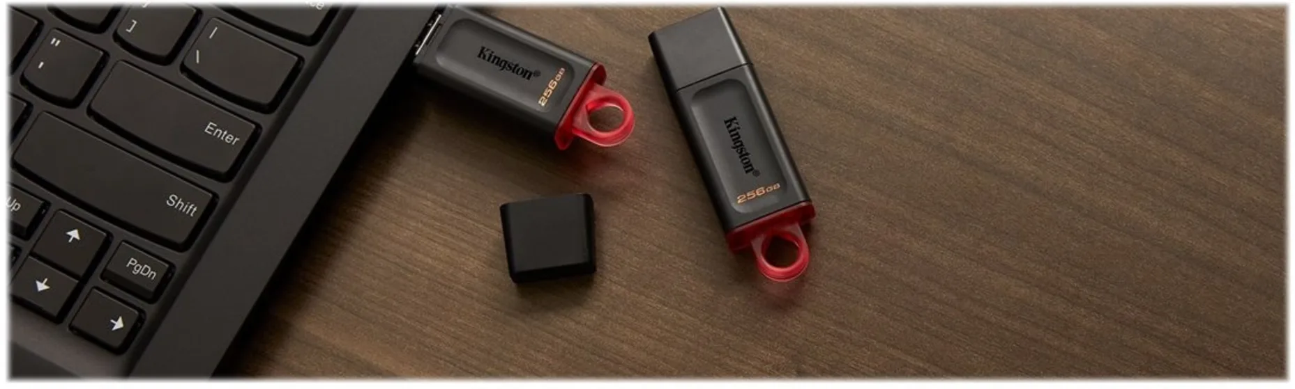 Imagen 5 de Pendrive 256GB Kingston DataTravel Exodia USB3.2 Gen1 Lec100MBs Esc30MBs BlackPi