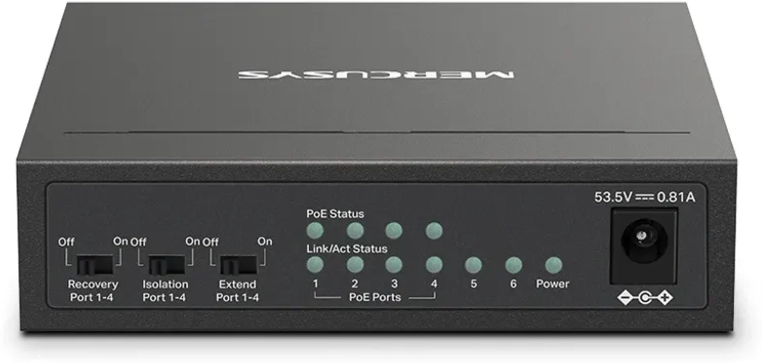 Imagen 2 de TP-Link - Mercusys 6-Port 10/100Mbps Des