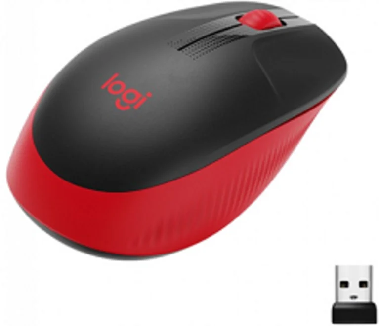 Imagen 7 de Mouse Inalámbrico Logitech M190 Óptico 1000dpi Ambidiestro 3 botones USB rojo
