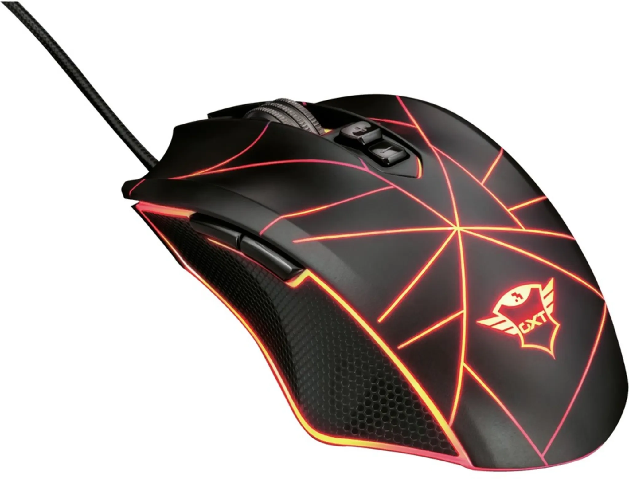 Imagen 5 de Mouse Gamer Alámbrico Trust GXT 160X Ture RGB Óptico 4500dpi cable 1.8m USB Negr
