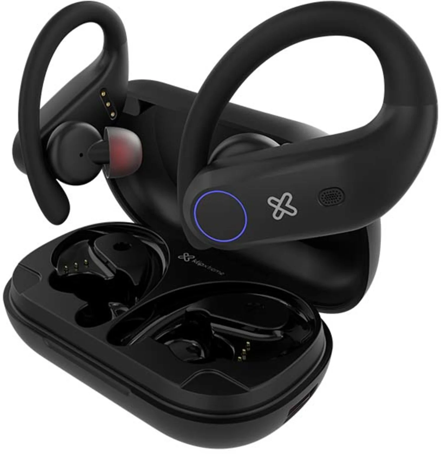 Imagen 0 de Audífonos Inalámbricos KlipX KTE-500BK, Deportivos TWS Bluetooth Negro