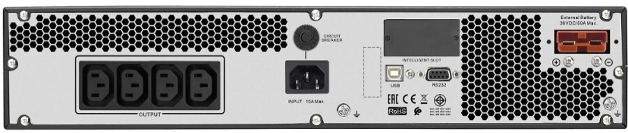 Imagen 4 de UPS APC Easy UPS ONLINE SRV 3000VA RM 230V Paquete de Batería autonomía Extendid
