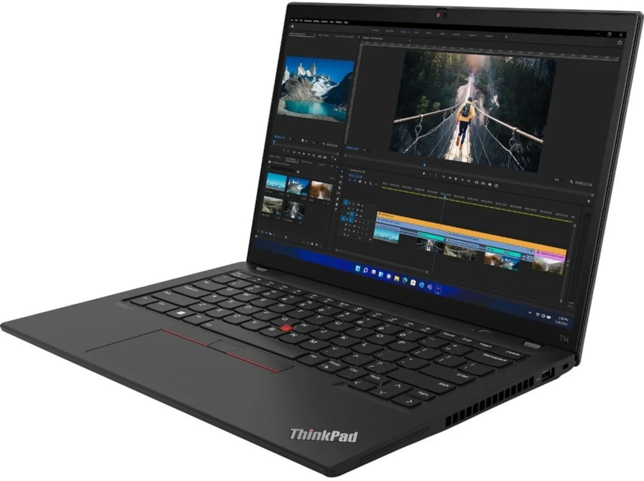 Imagen 0 de Notebook Lenovo ThinkPad T14 Gen3 I5-1240P RAM 16GB SSD 512GB 14" MX550 2GB W11P