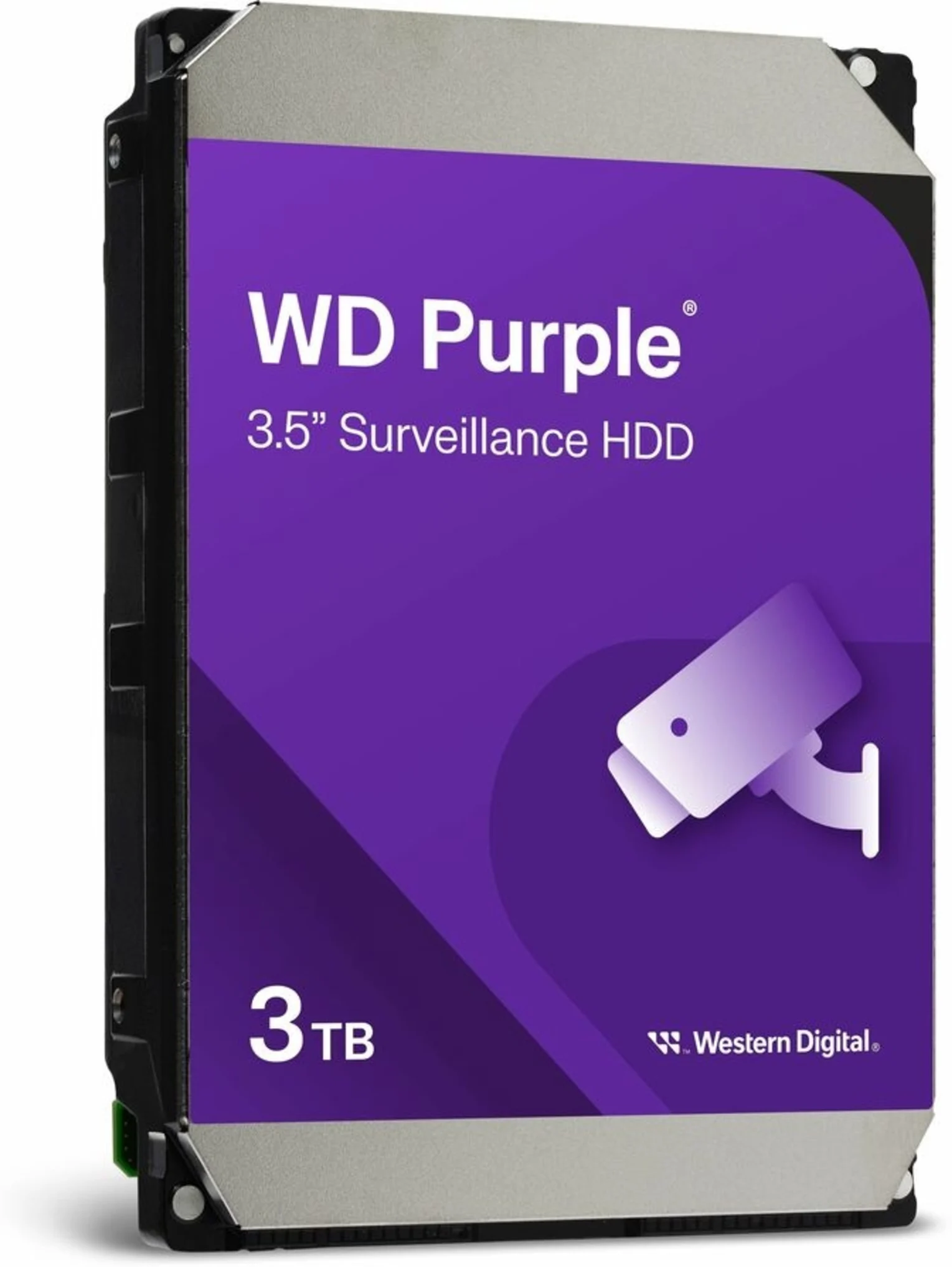 Imagen 2 de Disco Duro Western Digital Purple 4TB 3.5" 5400RPM SATA III 6Gb/s 256MB p/DVR 
