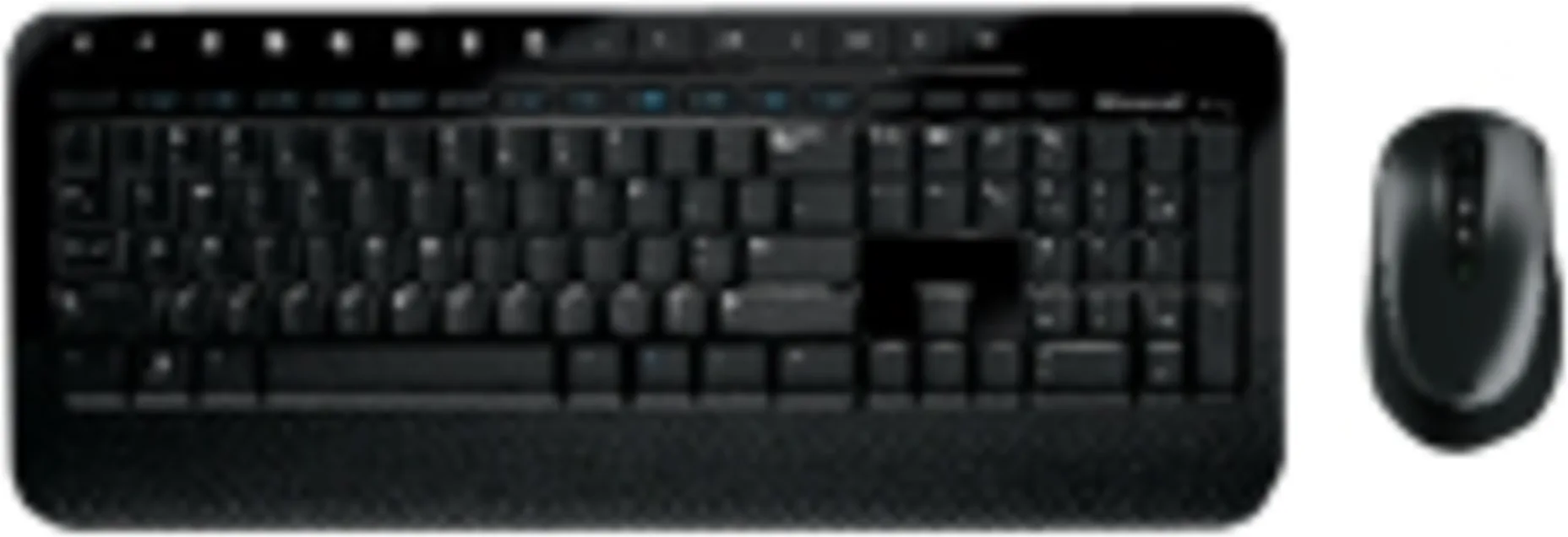 Imagen 2 de Kit Teclado Mouse Inalámbrico Microsoft Desktop 2000 USB Reposa manos C/Negro