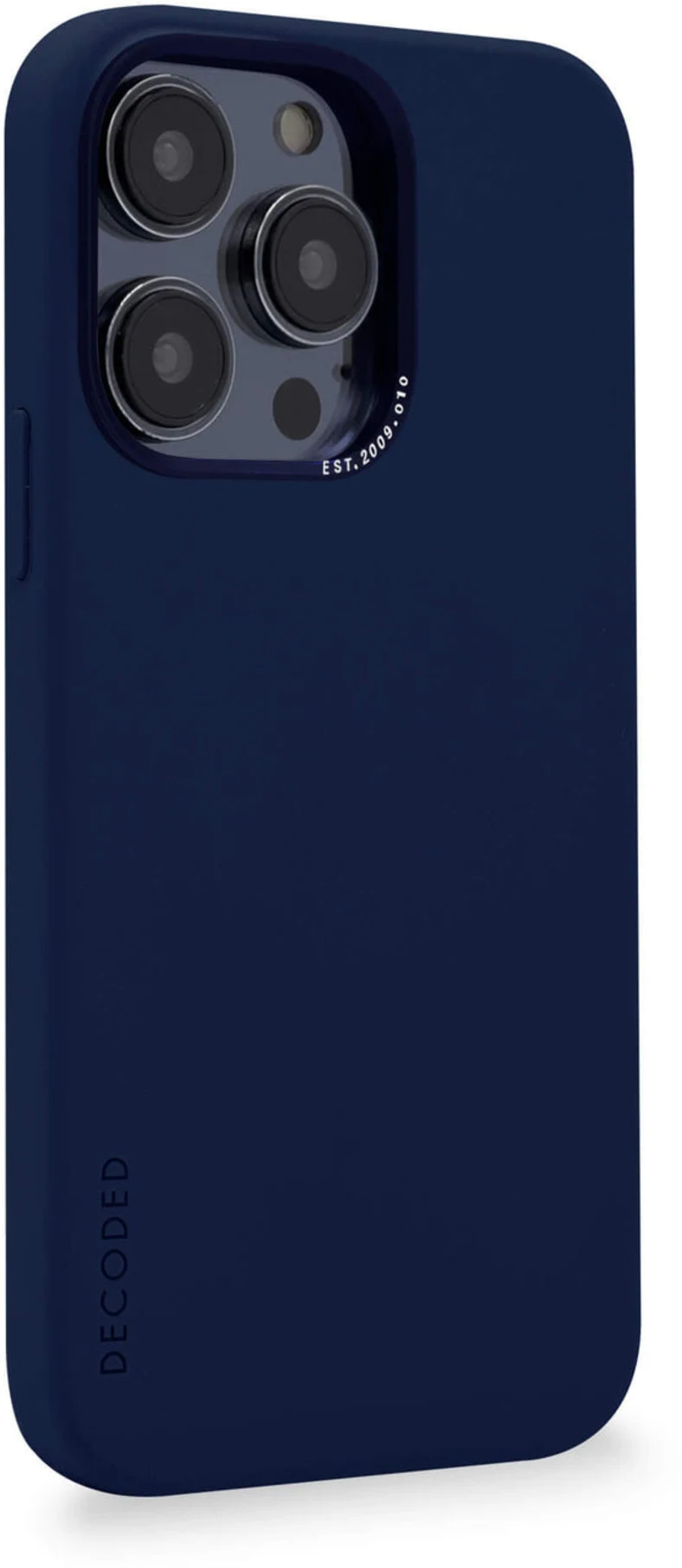 Imagen 1 de Funda silicona con MagSafe para iPhone 14 Pro Max Decoded navy