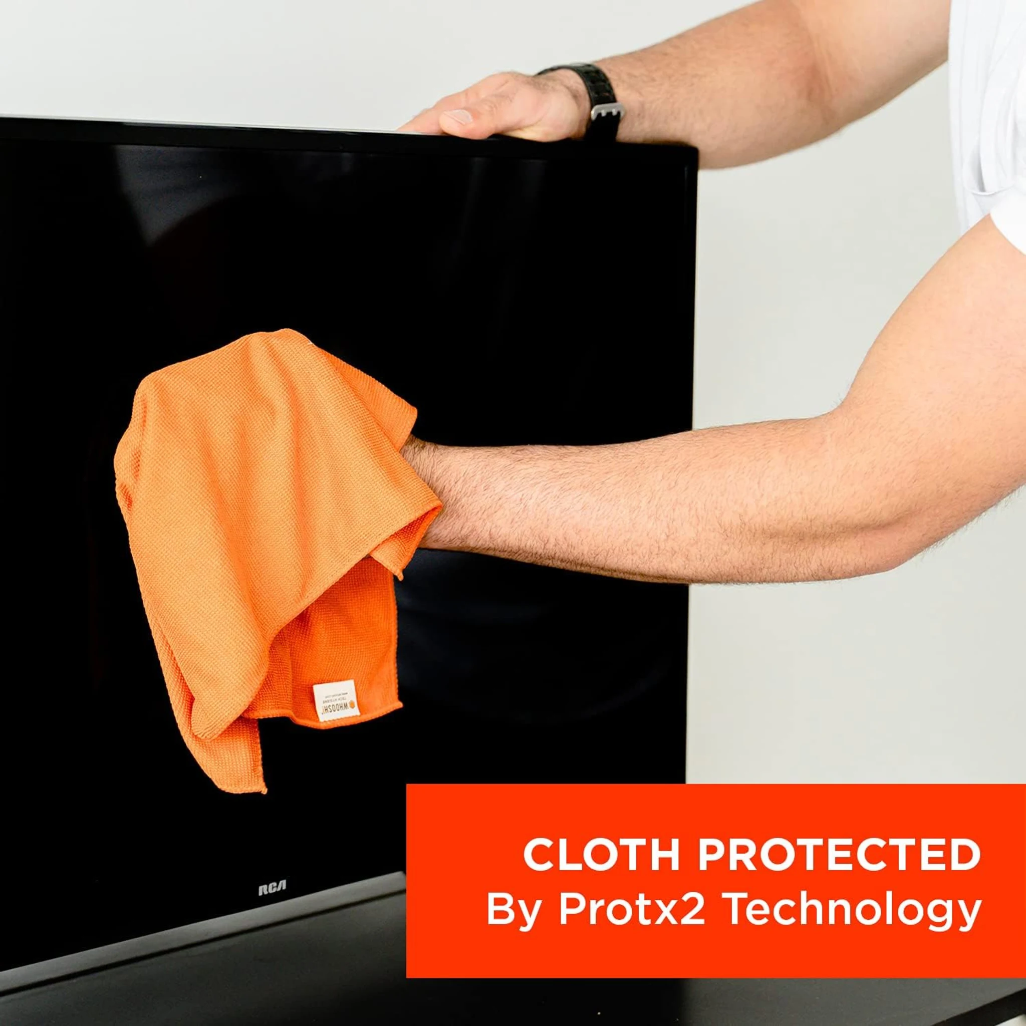 Imagen 4 de Paños de Microfibra Whoosh XL para limpeza de Pantallas 1FGCL3COM Pack 3 unid