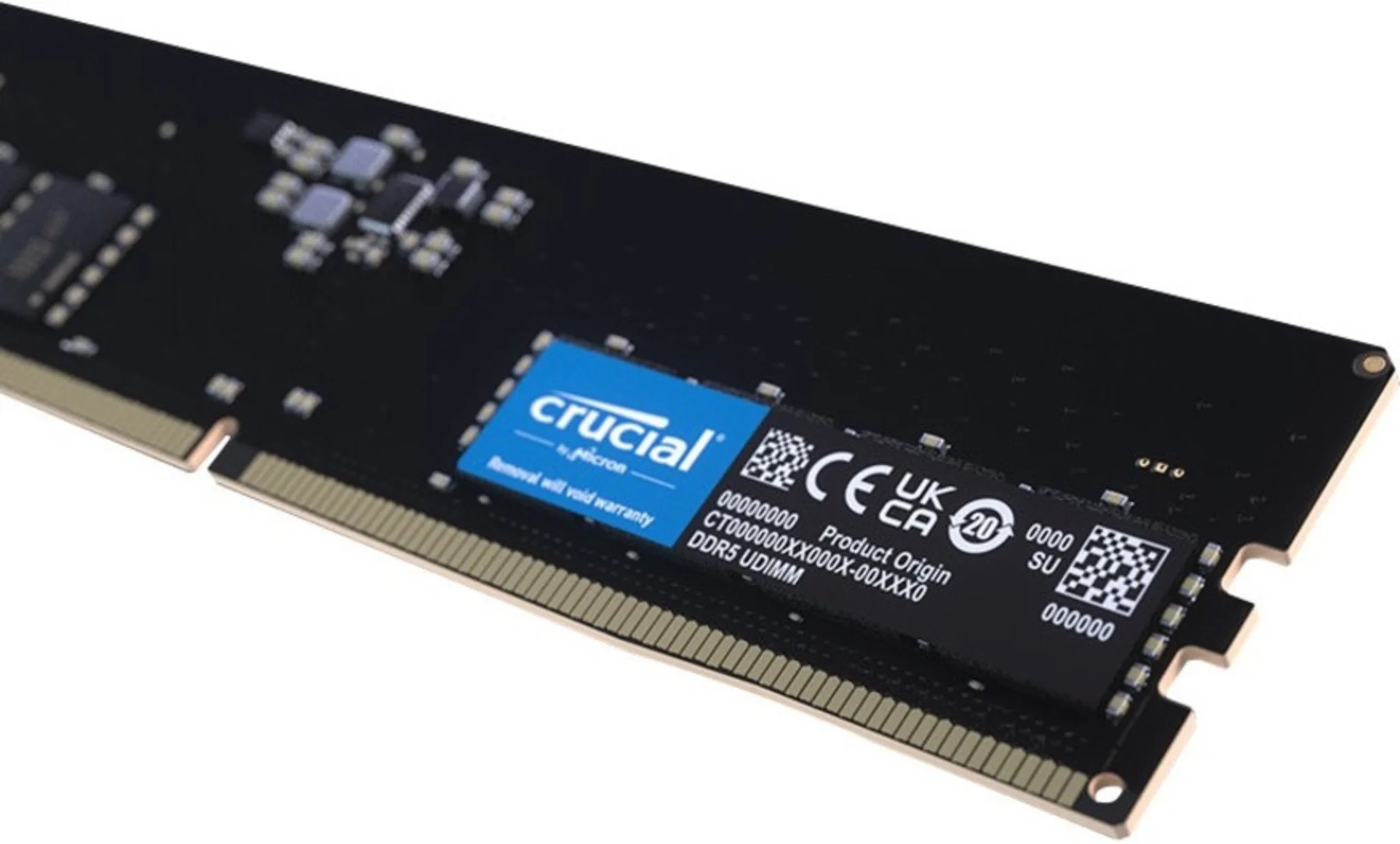 Imagen 2 de Memoria RAM 8GB DDR5 4800MHz DIMM CL40 Non-ECC 1.1V 288p - Crucial
