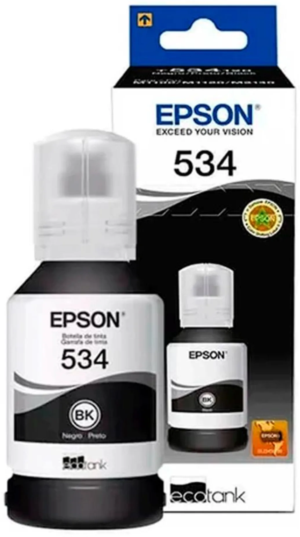 Imagen 0 de Botella de Tinta  Epson T534120-AL Color Negro para  M2170/M1120/ M2140, 120ml