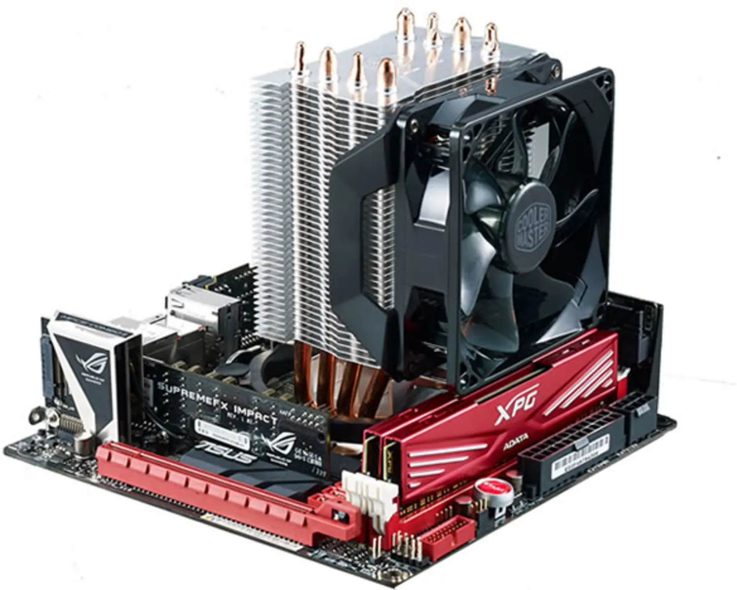 Imagen 3 de Disipador CPU Cooler Master Hyper H411R 92mm LED Blanco Socket Intel/AMD