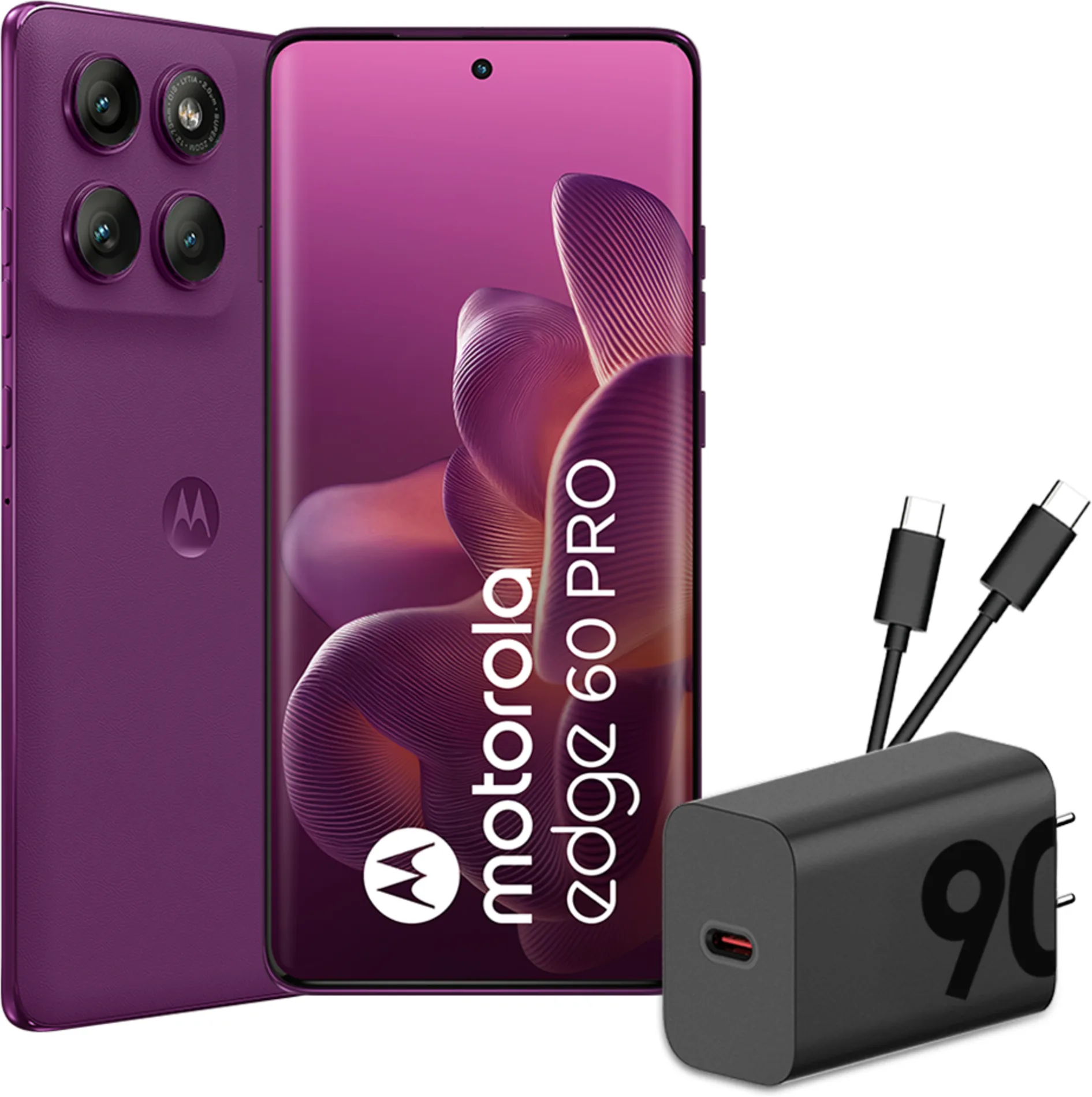 Imagen 2 de Celular Motorola Edge 60 Pro Memoria 512GB RAM 12GB 50MP 7' Morado