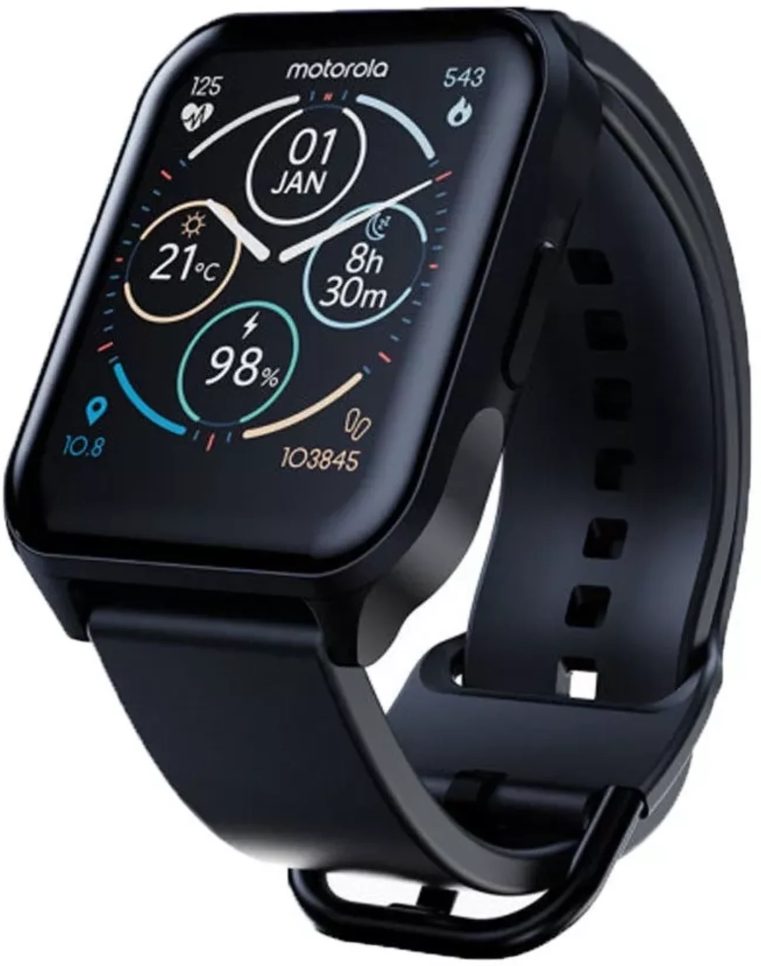Imagen 0 de Motorola Moto Watch 70 - Phantom Black [MOSWZ70]