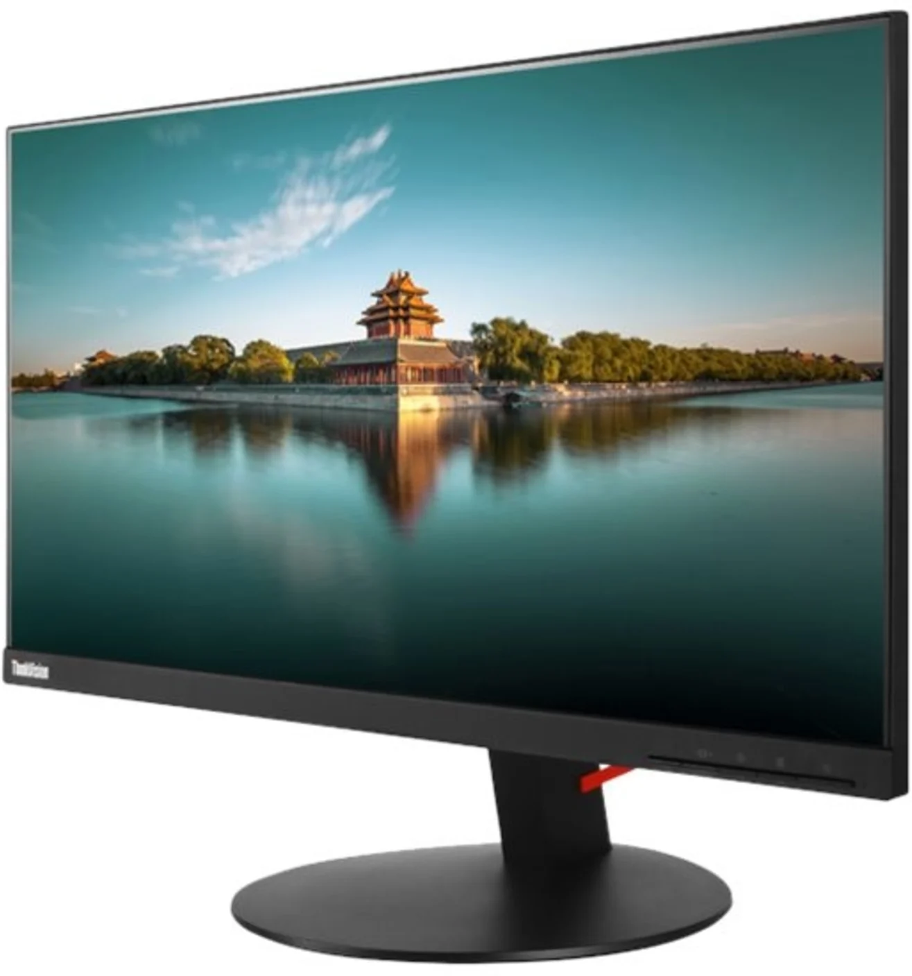 Imagen 3 de Lenovo ThinkVision T24i-10 - Monitor LED - 23.8" (23.8" visible) - 1920 x 1080 Full HD (1080p) @ 60 Hz - IPS - 250 cd/m² - 1000:1 - 6 ms - HDMI, VGA, DisplayPort - negro - para ThinkBook 14; ThinkCentre M715q (2nd Gen); M75; ThinkPad E14; E15; L13 Yoga; T490; X390