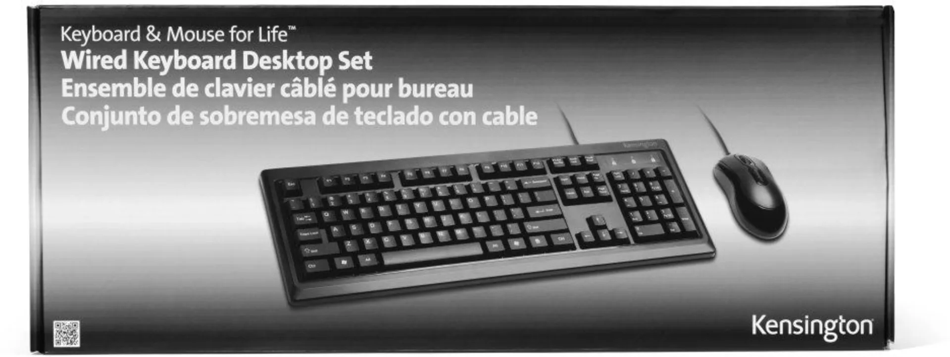 Imagen 2 de Kit Teclado Mouse Alámbrico Kensington K72436ES Interfaz USB Color Negro