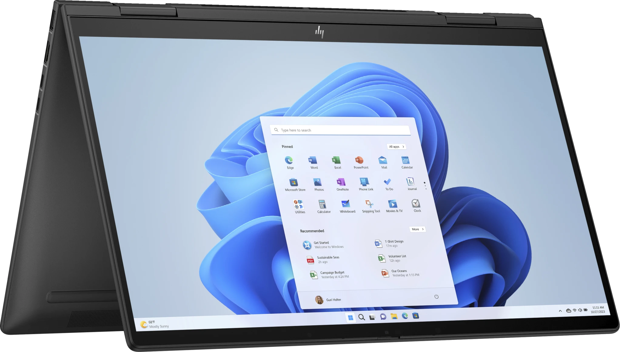 Imagen 1 de Notebook HP ENVY x360 AMD R7 7730U RAM 8GB SSD 1TB 15.6" Touch W11H