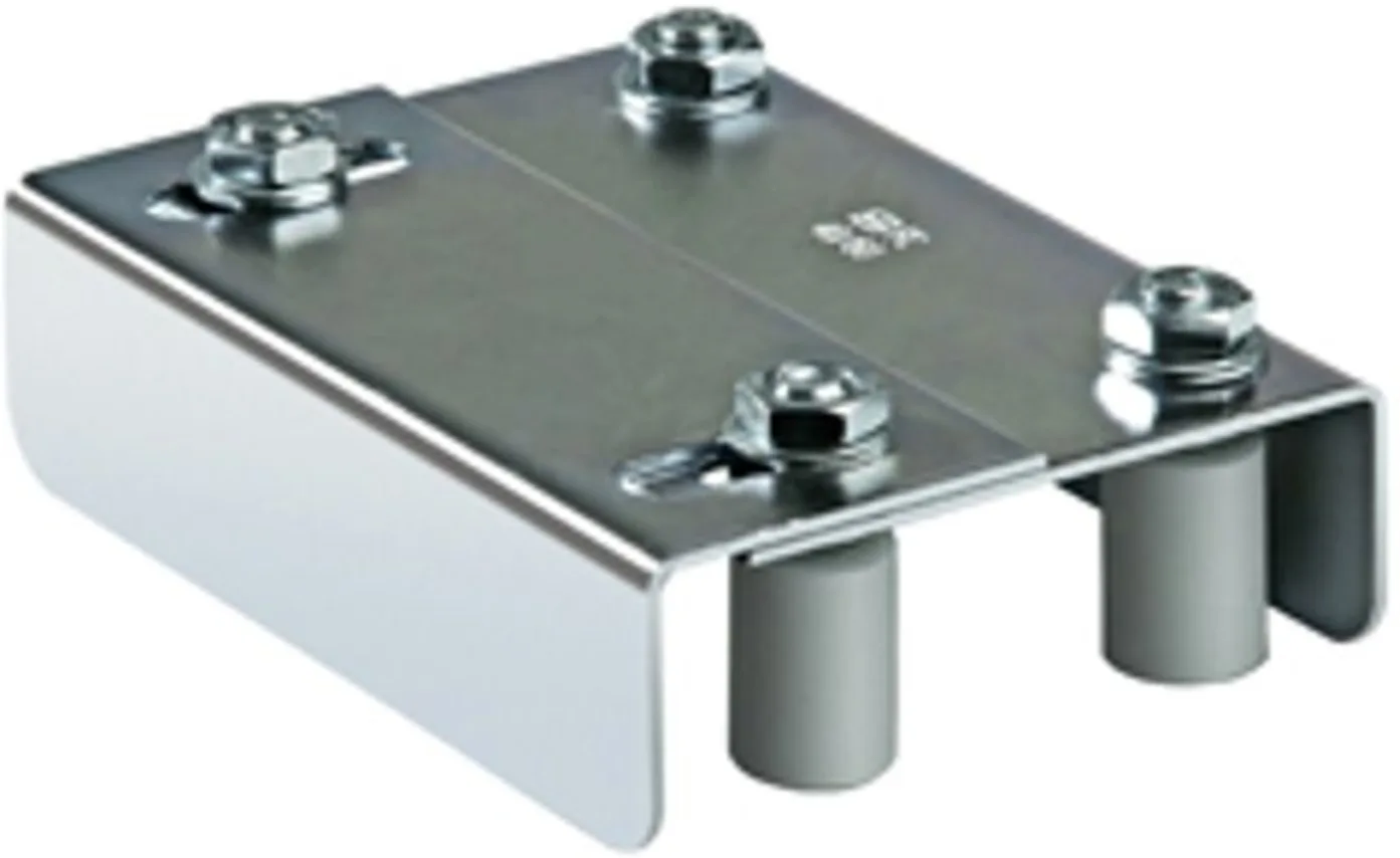 Imagen 1 de OLIVA-255-220-D30. Placa para puertas de doble regulacion con rodillo de nylon d