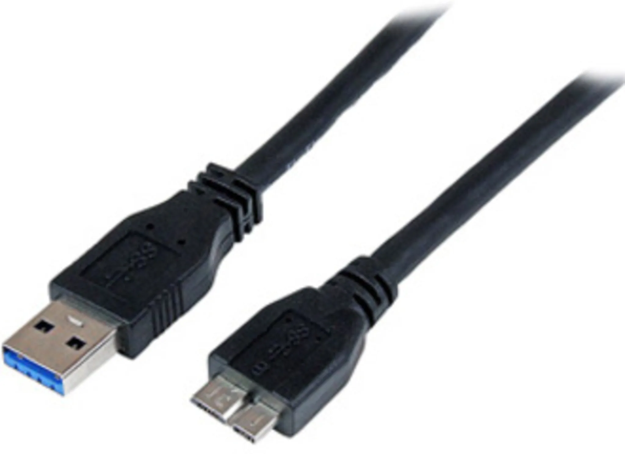 Imagen 4 de Cable USB 3.0 Tipo-A a Micro USB Tipo-B M/M 1mt Certificado SS Negro - StarTech