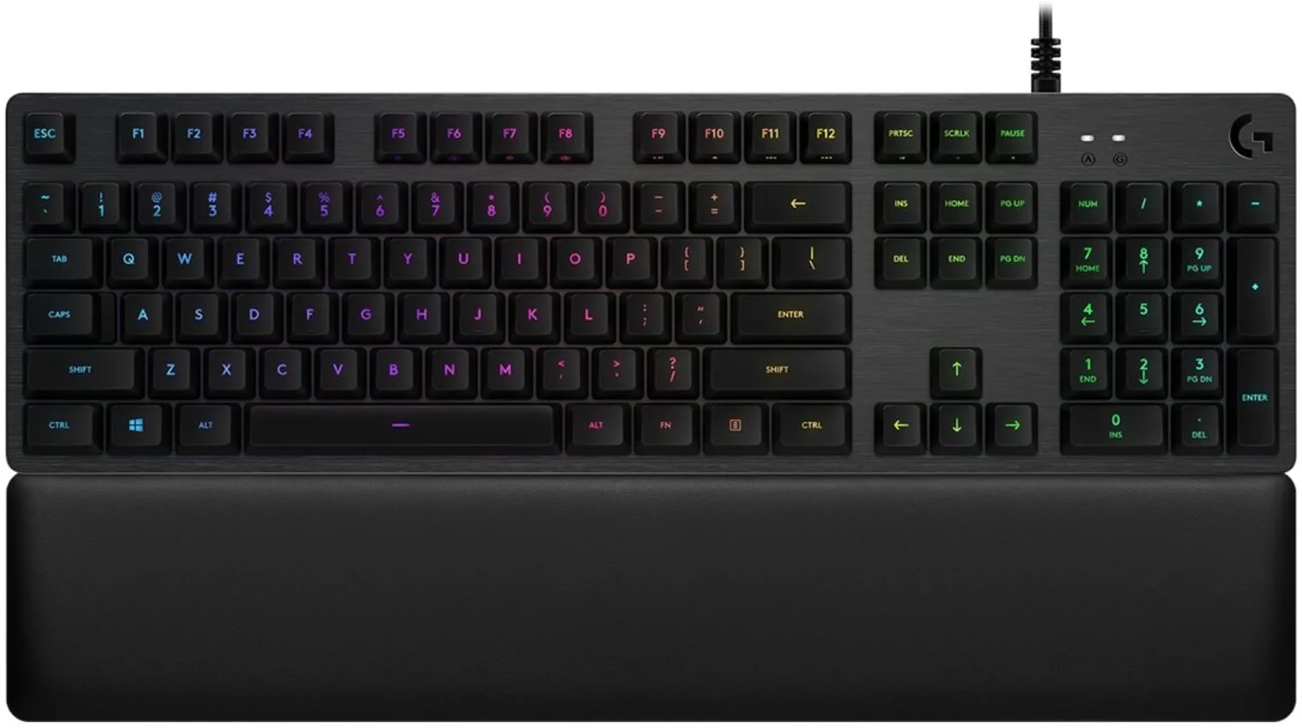 Imagen 29 de Teclado Gamer Alámbrico Logitech G513 RGB GX Brown Carbon Mecánico Español 