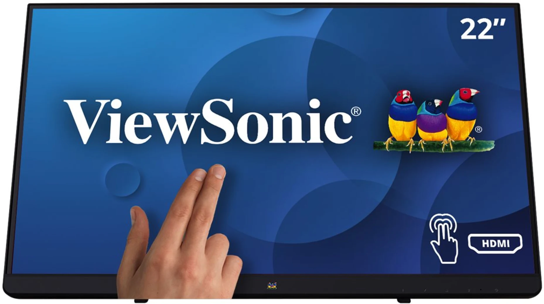 Imagen 7 de Monitor Touch Viewsonic TD2230 FHD 22" 1920x1080 HDMI DisplayPort VGA USB VESA