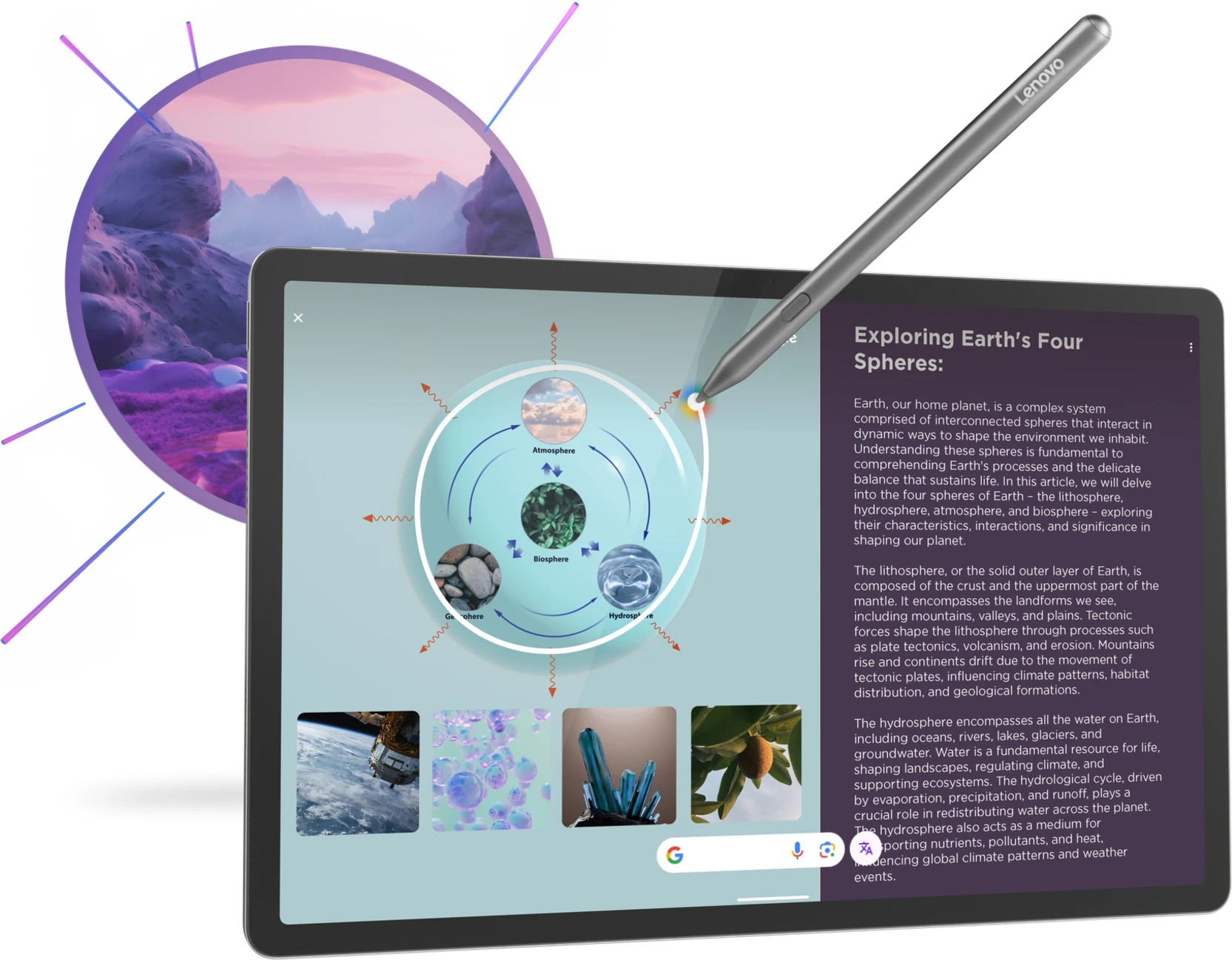 Imagen 20 de Tablet Lenovo IdeaTabPro TB373FU MTekD 8300 8GB 256GB 12.7"WIFI BT+Case+Pen+Buds