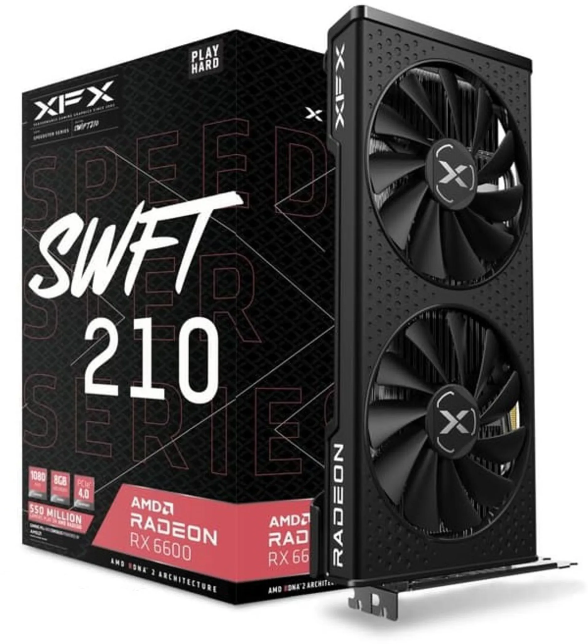 Imagen 0 de XFX Speedster SWFT 210 AMD Radeon RX 6600 Core [RX-66XL8LFDQ]
