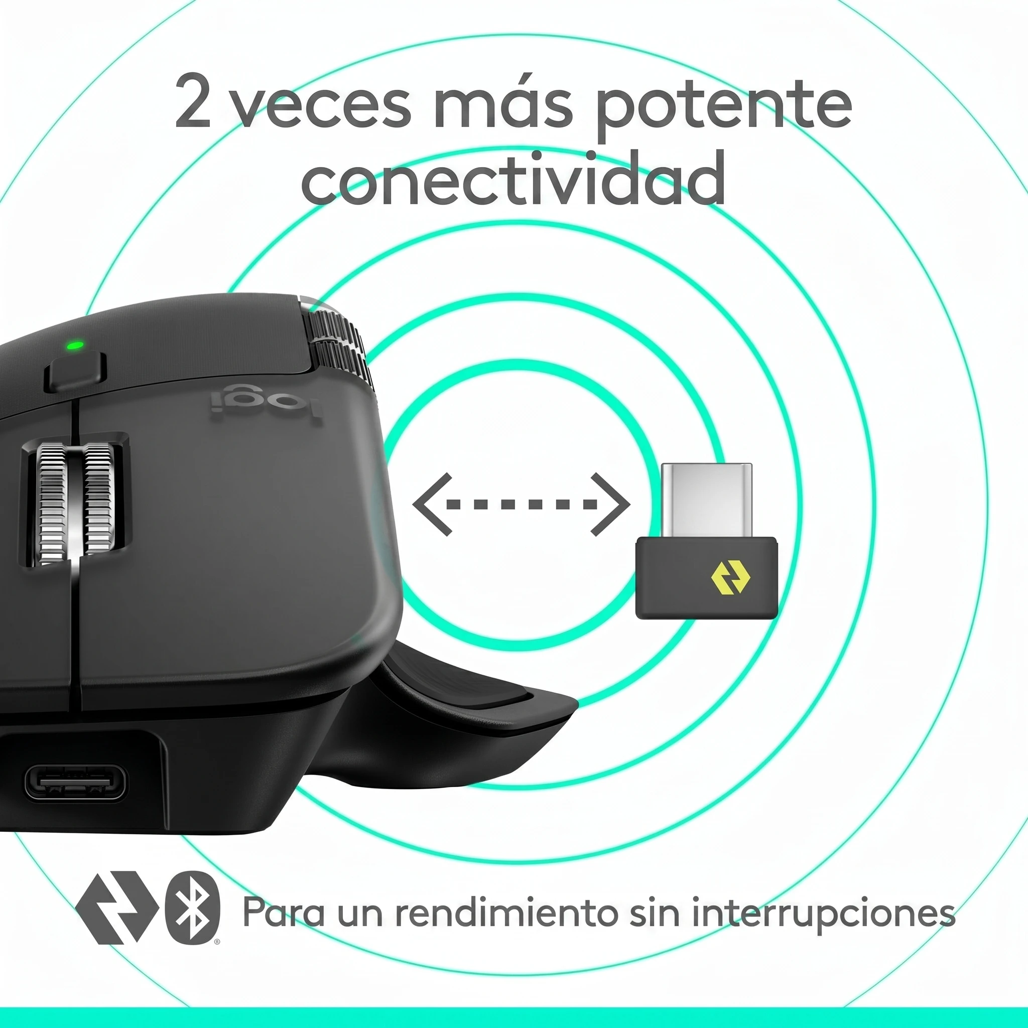 Imagen 7 de Mouse Inalámbrico Logitech MX Master 4 Inalámbrico 8000DPI 8 Botones BT Graphito